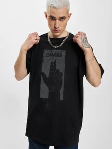 Camiseta informal para hombre Dangerous DNGRS de algodón, color negro.