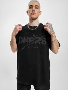 Camiseta deportiva para hombre DNGRS de la marca Sporty Dangerous, confeccionada en algodón y color negro.