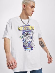 T-shirt sportiva Dangerous DNGRS da uomo in cotone, bianca