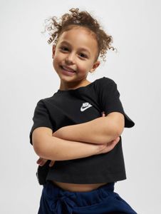 Comoda t-shirt unisex NIKE in cotone, nera/bianca