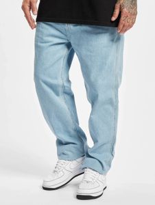 Casual Dickies men's jeans, straight fit, zip pockets, cotton, blue