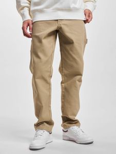 Casual Dickies men's jeans, straight fit, with cotton, beige