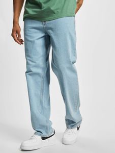 Jeans da uomo Dickies eleganti, vestibilità dritta, tasche con zip, in cotone, blu