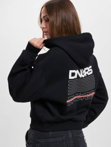 Comfortable Dangerous DNGRS women's hoodie, hooded, oversize, 300 g/m², black