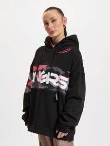 Casual Dangerous DNGRS Women's Oversized Hoodie with Cotton, Black