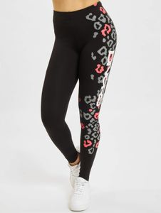 Pantaloni elasticizzati da donna Modern Dangerous DNGRS in cotone nero