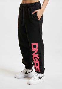 Versatile Dangerous DNGRS women's trousers with drawstring, cotton, black