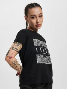 T-shirt femme Casual Dangerous DNGRS en coton noir