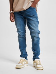 Stylish Denim Project men's skinny fit stretch jeans with cotton, blue