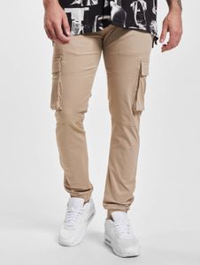 Pantalones vaqueros elásticos para hombre Casual Denim Project con bolsillos con cremallera, de algodón, color beige.