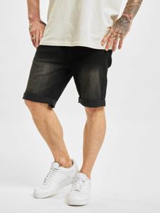 lässige Denim Project Herren Shorts Stretch Denim mit Baumwolle Schwarz