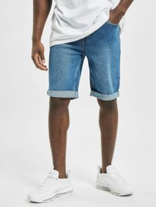 Jean stretch pour homme Comfortable Denim Project, en coton bleu, avec poches zippées