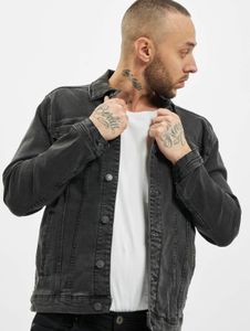 lässige Denim Project Herren Jeans Stretch Taschen Denim mit Baumwolle Schwarz