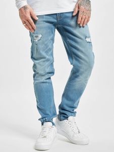 Pantalones vaqueros de hombre Comfortable Denim Project con bolsillos con cremallera, de algodón, color azul.