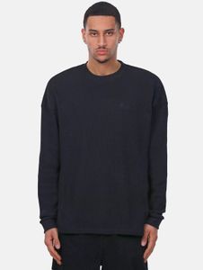T-shirt oversize décontracté pour homme, en coton noir.