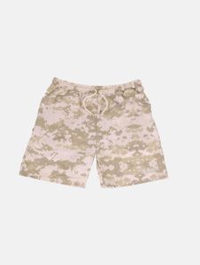 Pantalones cortos informales de corte holgado para hombre, estampado de camuflaje.