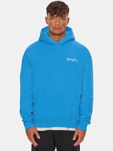 bequemer Dropsize Herren Hoodie mit Baumwolle Blau
