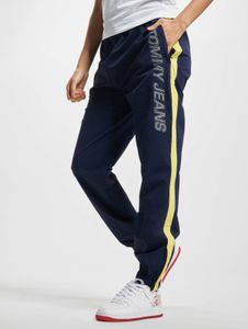 Eleganti jeans da uomo Tommy Jeans con coulisse e cerniera, blu navy