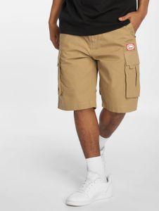 leichte Ecko Unltd. Herren Shorts Reißverschluss Taschen mit Baumwolle Beige