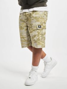 Short homme Summer Ecko Unltd. en coton, motif camouflage, avec cordon de serrage et fermeture éclair.