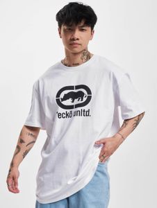 Camiseta oversize informal para hombre de Ecko Unltd., 180 g/m², algodón, blanca.