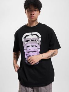 Camiseta moderna de hombre Ecko Unltd. de algodón, color negro.