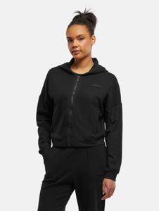 Soft Freddy women's stretch hoodie with cotton, black