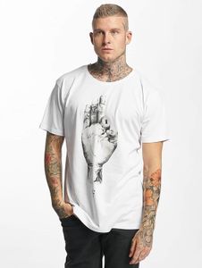 bequemes Famous Stars and Straps Herren T-Shirt Mirror-Look 160 g/m² mit Baumwolle Weiß