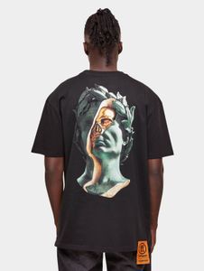 Comfortable Forgotten Faces men's oversized t-shirt, 240 g/m², cotton, black