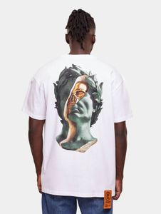 T-shirt oversize pour homme Comfortable Forgotten Faces, 240 g/m², coton, blanc