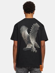 Comoda t-shirt oversize da uomo Forgotten Faces in cotone, nera