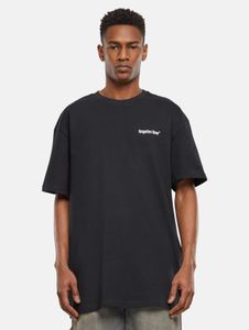 Camiseta oversize para hombre Casual Forgotten Faces, 240 g/m², algodón, negra