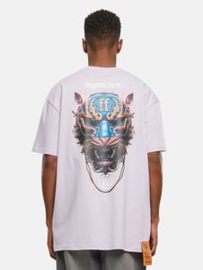 Camiseta oversize para hombre Modern Forgotten Faces, 240 g/m², algodón, morado
