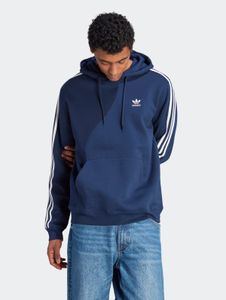 Sudadera cómoda con capucha para hombre de adidas, de algodón, color azul.