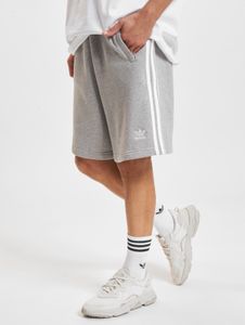 Pantaloncini casual da uomo Adidas in cotone, grigi
