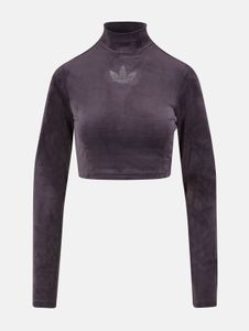 modernes adidas Damen Sweatshirt Stretch Schwarz