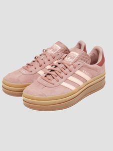 Zapatillas deportivas Adidas para mujer con estilo, color rosa antiguo.