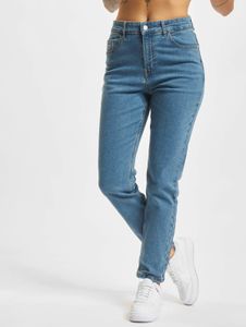 stylische Denim Project Damen Jeans Slim Fit Stretch Reißverschluss mit Baumwolle Blau