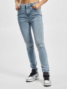 lässige Denim Project Damen Jeans Slim Fit Skinny Fit Blau