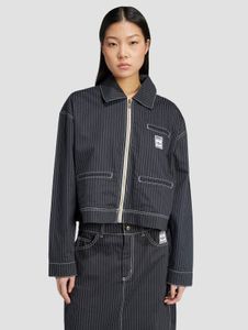 lässige adidas Damen Jacke mit Baumwolle Schwarz