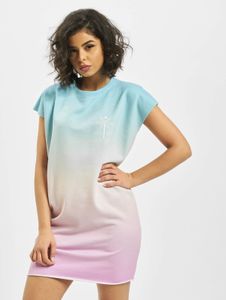 fashionable Just Rhyse women's dress turquoise/pink