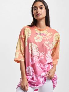 Comfortable Just Rhyse women's T-shirt with cotton, pink