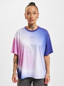 Comfortable Just Rhyse women's oversized t-shirt with cotton, lilac-violet