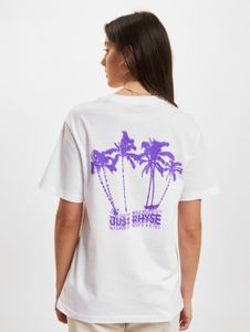 sporty Just Rhyse women's T-shirt with drawstring, cotton, white