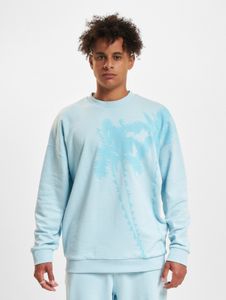 Soft Just Rhyse men's sweatshirt with ribbed cuffs, oversized, cotton, blue