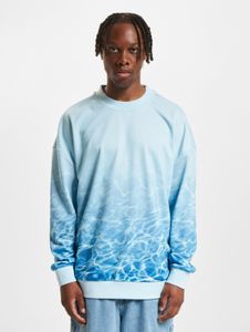 Soft Just Rhyse men's ribbed oversize sweatshirt with cotton, blue
