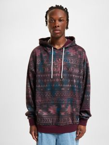 Soft Just Rhyse men's hoodie with drawstring hood, brown