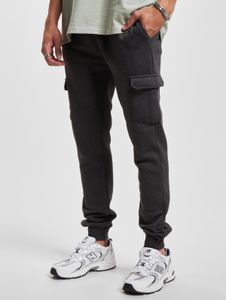 Pantalones vaqueros Just Rhyse para hombre, cómodos, con bolsillos con cordón ajustable, algodón de 360 g/m², color gris.