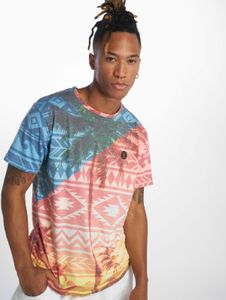 Comfortable Just Rhyse men's T-shirt, white/multicolored