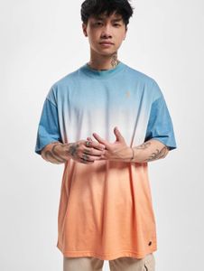 Casual Just Rhyse men's oversized cotton T-shirt, blue-orange